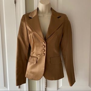 Halogen Bronze Satin Jacket